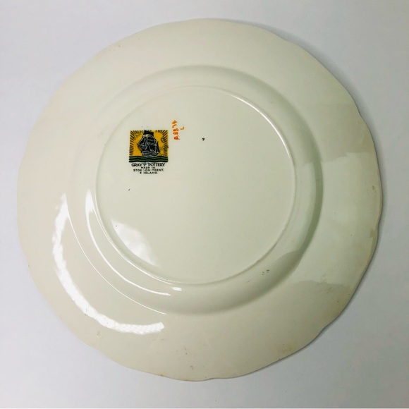 Display Plate Equestrian Hunting by Gray's Pottery England Hunters Horses Dogs - Picture 7 of 9